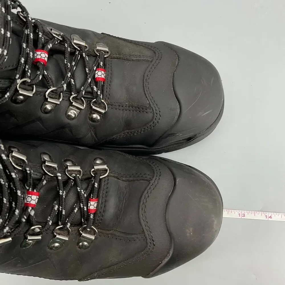 Hisea Men’s Waterproof Composite Toe Work Boots Black Size 9M